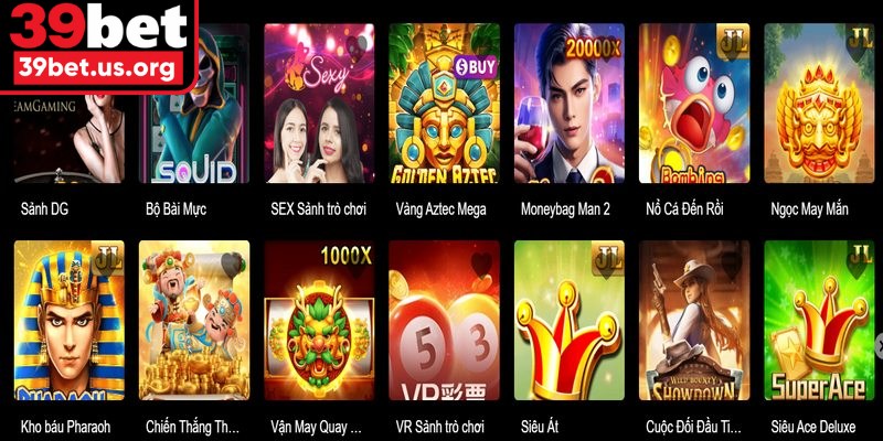 Kho game giải trí tại nền tảng hấp dẫn với nhiều thể loại