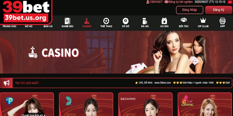 Đầu tiên bạn nên truy cập vào đường link chính thức của nhà cái