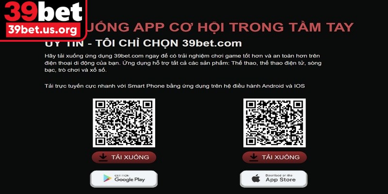 Hướng dẫn các bước tải app 39BET trên hệ điều hành Android nhanh và tiện lợi
